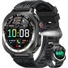 uaue 2026 Smartwatch Uomo, Nuovo 1,43'' Orologio Intelligente Fitness con Chiamate Bluetooth,Militari Smart Watch Tracker 130+ Modalità Sportive per Cardiofrequenzimetro,SpO2, Smart Watch per Android iOS