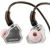Linsoul 7Hz x Crinacle Zero:2, In Ear Monitor, IEM con Driver Dinamico Aggiornato da 10mm, Cuffie con Cavo, Auricolari per Videogiochi, con Cavo OFC per Musicisti(Senza Mic, Argento)