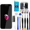 GOLDWANGWANG Display per iPhone XR Schermo, 6,1 Pollici LCD 3D Touch Screen Digitizer Parti di Ricambio con Strumenti di Riparazione e Protezione Schermo