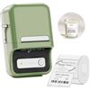NIIMBOT Etichettatrice B21, stampante termica per etichette per l'organizzazione di casa e ufficio, 50x30mm etichette incluse (verde)