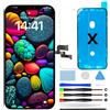 GOLDWANGWANG Display per iPhone X, Schermo LCD 5,8" 3D Touch Screen Digitizer con Kit di Riparazione e Protezione Schermo