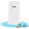 KuWFi Router CPE 4G LTE da Esterno Impermeabile 300 Mbps Adattatore Poe CAT4 LTE Router 3G / 4G SIM Card WiFi per Telecamera IP/Copertura WiFi Esterna