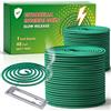 CHALLEY-YOKI 48 Citronella Zanzare Zampironi Esterno Interno - Spirali Antizanzare, Incensi Anti Zanzare, Antizanzare Giardino, Incenso Bastoncini Naturali Spirale Antizanzare spirale (24x2) con Supporti