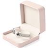 Papten Porta bracciali Porta gioielli Porta bracciali Porta gioielli Espositore per gioielli Scatola regalo per gioielli (Rosa)