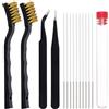 SODIAL Kit per La Degli Ugelli Della Stampante 3D - 10 da 0,4 mm, Pinzette e5240