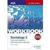 Harrison White AQA Sociology for A Level Workbook 3: Crime and Devia (Tascabile)