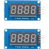 No 2X TM1637 Modulo Display LED A 4 Bit per , Tubo Orologio con Anodo Rosso A 2230