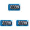 No 3X TM1637 Modulo Display LED A 4 Bit per , Tubo Orologio con Anodo Rosso A 3851