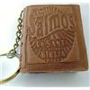 Libro dei Salmi in miniatura, coperchi in pelle naturale, marrone chiaro - SP...