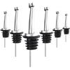 com-four comfour® 6x Beccucci versatori con tappo - Dosatore in acciaio inox - Ideale ...