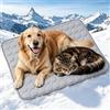 Aemmbon Pawolaf — Tappetino Rinfrescante per Cani Pawolaf, Raffreddamento 4 Volte Più Efficace per gli Animali Domestici, Tappetino Cani Antigraffio e Lavabile in Lavatrice per Casa e Viaggi (Grigio,S)