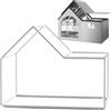 Pnedeodm Pet Cooling House for Cats and Dogs, Foldable Outdoor Cat House with Ice Packs and Absorbent Cotton Bag, Insulated Pet Tent for Dog, Breathable Indoor Cooling Mat for Cats (Support Frame-M)