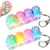 HBSFBH 2 Pezzi Tastiera Fidget Toys per Adulti, Fidget Clicker per Tastiera, Tastiera Giocattolo Fidget, Portachiavi Fidget Tastiera, Tastiere Fidget Clicker con Luce LED, per Ansia, Ufficio, Scuola