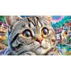 CNWRZCJXY British-Shorthair Puzzle 1000 pezzi Sfida di gioco educativo Carta riciclata Estremamente difficile per adulti e bambini di 12+ anni 38x26/1000 pezzi