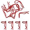 QUARKZMAN 10Pcs 90-Gradi Angolo RC Body Clip Perni A Molla Piega 20x1.2x8mm per Tutti Modelli RC 1/8 1/10 1/12 Auto Camion Crawler Parti di Ricambio Carrozzeria(Rosso)