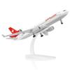QIYUMOKE Modellino di aereo MD-11, scala 1:300, in metallo, con supporto | Per Swiss MD-11, modello di aereo da 20 cm, regalo e collezione per gli appassionati di aereo