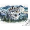 5M3D7C8V Lupo Grigio Puzzle 1000 Pezzi Puzzle per Adulti Carta Scenari Naturali Montagna Relax Interazione Famiglia Arredo Regalo Feste 52x38cm/1000pcs