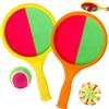 YOUYIKE Toss e Cattura Gioco della Palla Set, Gioco della Palla per Bambini, Toss And Catch Ball Game Giochi Spiaggia, 2 Pagaia e 2 Palle Set Palla Interessante Gioco All'Aperto per Bambini e Adulti