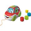 Clementoni Baby Clementoni - Lory, Auto Forme e Colori, Gioco Prima Infanzia Bambini 9+ Mesi, Macchinina da Trainare, Centro attività Bilingue per Imparare Forme, Colori e Lettere in Italiano e Inglese, 17774