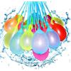 HW CASA Gavettoni Acqua 37 Pezzi, Palloncini Acqua Autosigillanti 60s, 100% Lattice Naturale, Palloncini per Giochi Bambini Estivi, Ideali per Spiaggia, Piscina e Festeggiamenti all'Aperto