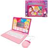 Lexibook, Disney Princess, Laptop Educativo Bilingue con 164 attività (Inglese/Italiano)
