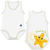 Colpharma J Bimbi 4Season Body Smanicato in morbido bambù fantasia stella marina 0-36 mesi