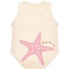 Colpharma J Bimbi 4Season Body Smanicato in morbido bambù fantasia stella marina rosa 0-36 mesi