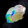 OPAL EMPIRE Natural Opal Grezzo NERO Fire Dry, Opale Etiopia Pietra Preziosa 30 Ct 30x21 mm