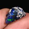 Opale Nero Etiopico Grezzo Naturale Multi Fuoco Per Gioielli 6,30 Carat 1 pz