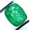 Chirag Gems Smeraldo Verde Naturale 5.95 Ct Pietra Sciolta Forma Cuscino Gemma Facettata
