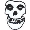 C&D Visionary Misfits Skull 1.25 Inch Metal Lapel Pin, Black, White