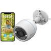 EZVIZ C3TN Telecamera di Sicurezza Esterna Wi-Fi 1080P 2.8mm, Visione Notturna a Colori e Difesa Attiva IP67 compatibile Alexa