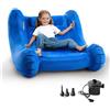 Sedia a Dondolo per Bambini, Con Pompa E Maniglie, per Autismo E ADHD, Blu