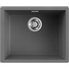 ELLECI LKZ10599 | Lavello da cucina incasso/sospeso in KERATEK ZEN 105 | Colore : Grigio scuro