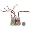 BEITESI Modulo laser a linea rossa da 650 nm Modulo gruppo laser industriale la messa a fuoco può essere regolata(Linie-4pack)