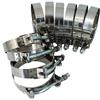 KSeSii 10 PZ 304 In Acciaio Inox T-Bolt Turbo Fascetta In SilconeT Bullone Morsetto T Fascetta Tubo Fascetta(60-68mm 10pcs)