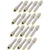 Generic XYWHPGV 20 pz 23507TV190YE Connettore maschio adattatore jack di alimentazione CC da 2,35 mm x 0,7 mm(a7047 a1f4a 62813 f5930 036c5 ad1f7