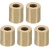 PATIKIL Distanziatori in Ottone M4, 5pz Distanziatori Metallici in Ottone 4mm ID x 8mm OD x 10mm L Distanziatori a Vite Ottone per Viti 5/32 Pollice o M4