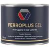 FORTUNATO FerroPlus Gel, Smalto Sintetico Gel Antiruggine, Per Ferro e Metallo, Finitura Lucida, Resine Alchidiche, Per Esterni e Interni, 0,75 l, Cremoso, Verde Muschio RAL 6005