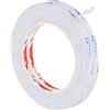 PATIKIL 5m/16.4ft Sigillatura Schiuma Nastro, 2Pz 5mm Largo 1mm Spesso Singolo Paraspifferi Gommapiuma Guarnizione Porta Striscia per Mobili per Isolamento Tubi Finestre, Bianco