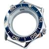 ROUREOX 41mm Cassa Orologio Subacqueo Acciaio 316L Vetro Zaffiro Impermeabile NH34 NH35 NH36 NH38 for Omega Seamaster Diver 300M-10 41MM