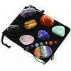 Pietre Chakra Oggetti Set, Preziose Pietre E Cristalli Naturali, Minerali Da Col