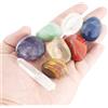 Bacchetta Di Quarzo Trasparente E Pietre Dei 7 Chakra, Set Di Cristalli Curativi