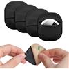 Gnaxyzthor CUSTODIA PER AIRTAGS NERA LEGGERA 4 PEZZI COMPATIBILE CON APPLE AIRTAG