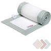 babybay Paracolpi 3D Mesh Royal adatto per modello Boxspring XXL, verde menta con pois glitter oro