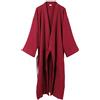 KINMBRA un-brand Kimono Giapponese da Uomo Vestaglia Plus Size Abbigliamento Zen Abbigliamento taoista (Taglia L, D2)