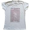 Rock Off officially licensed products Joy Division T Shirt Space Lady Logo Nuovo Ufficiale da Donna Skinny Fit Heather Size S