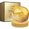 FuzzyUp Patch Occhiaie e Borse, Pach Occhi per Borse e Occhiaie Oro 24 Carati per Occhi Gonfi, Occhiaie, Borse, linee Sottili e Rughe con Collagene, Allevia la Pressione, Idrata, Nutre, Rassoda, Illumina