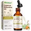 OEDPMFYL Cyperus Rotundus Oil Hair Removal, Puro Naturale Olio di Cyperus Rotundus 60ml, Riduzione Permanente dei Peli Superflui, Rallenta la Ricrescita, Idratante e Lenitivo, per Corpo, Viso, Ascelle, Gambe