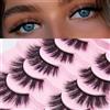 AKARABEAUTYLASHES Ciglia Finte Naturali 7 Paia 3D Ciglia Finte False Eyelashes Visone Artificiale (3D-BN02)